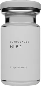 Joi + Blokes compounded GLP-1 injectable vial