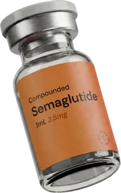 ReadyRx compounded semaglutide vial, 2.5 mg in 1 mL