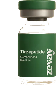 Zevay compounded tirzepatide injection vial
