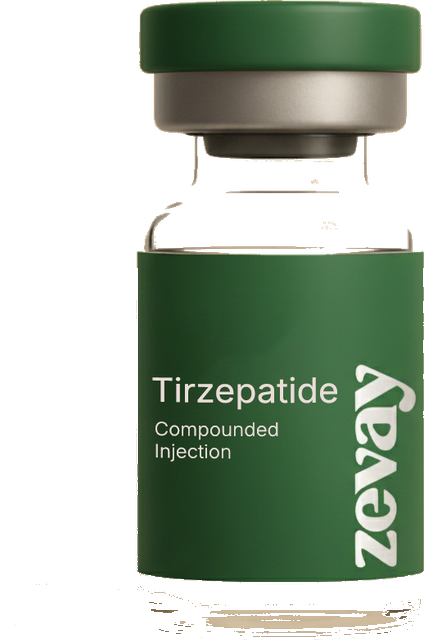 Zevay compounded tirzepatide vial